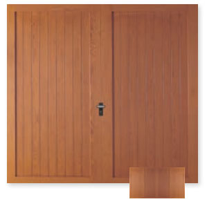 Composite Wood Effect Garage Door